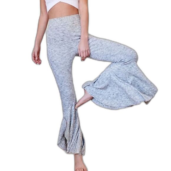 FP Movement Ribbed Flare Leggings – Mid-Rise, Full Length, Flowy - Picture 1 of 4